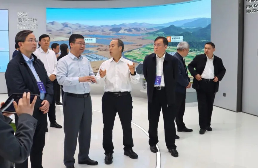 中央统战部副部长马利怀率团考察贝博新能源